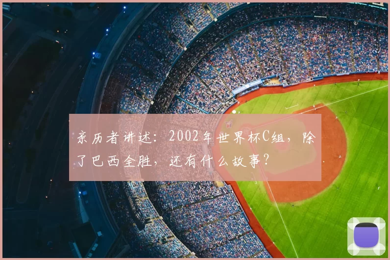 亲历者讲述:2002年世界杯C组,除了巴西全胜,还有什么故事?