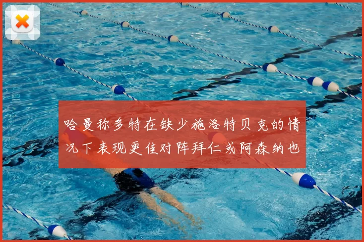 哈曼称多特在缺少施洛特贝克的情况下表现更佳对阵拜仁或阿森纳也有胜算
