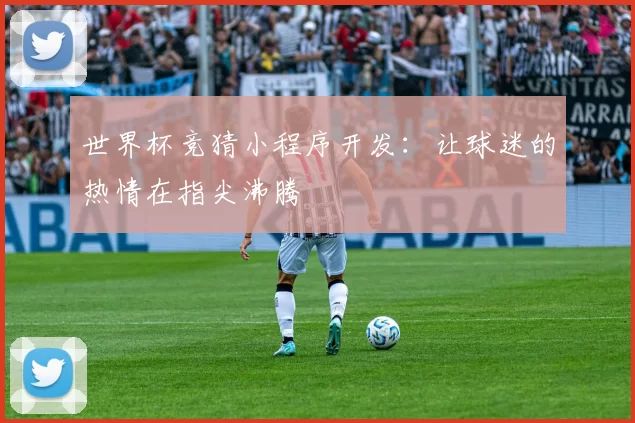 世界杯竞猜小程序开发:让球迷的热情在指尖沸腾