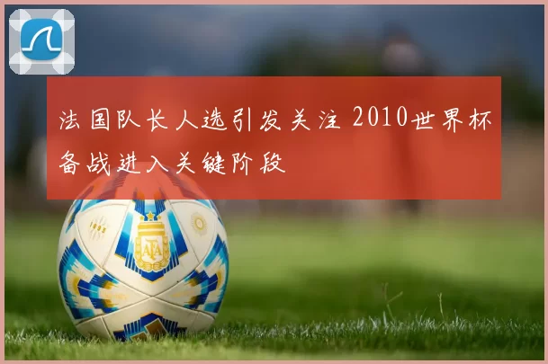 法国队长人选引发关注 2010世界杯备战进入关键阶段